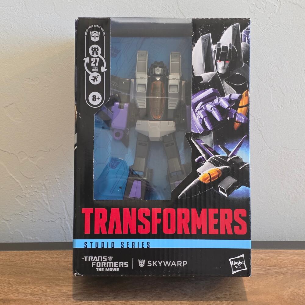 Transformers Studio Series 86 Skywarp Voyager Class 1986 Movie Figure New